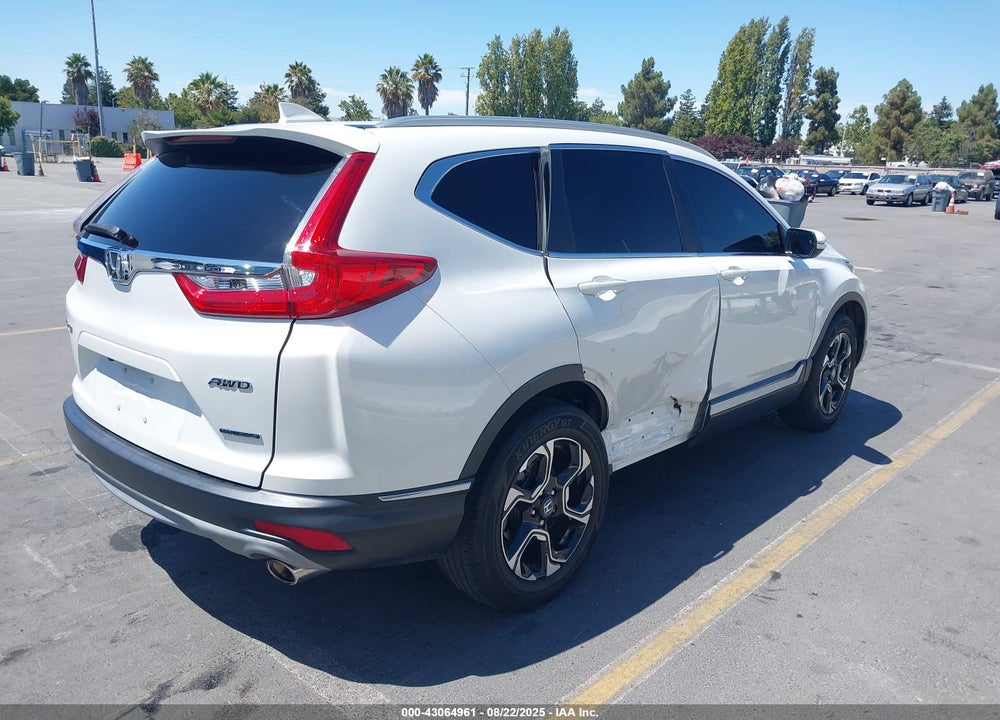2019 HONDA CR-V TOURING VIN: 7FARW2H92KE039248
