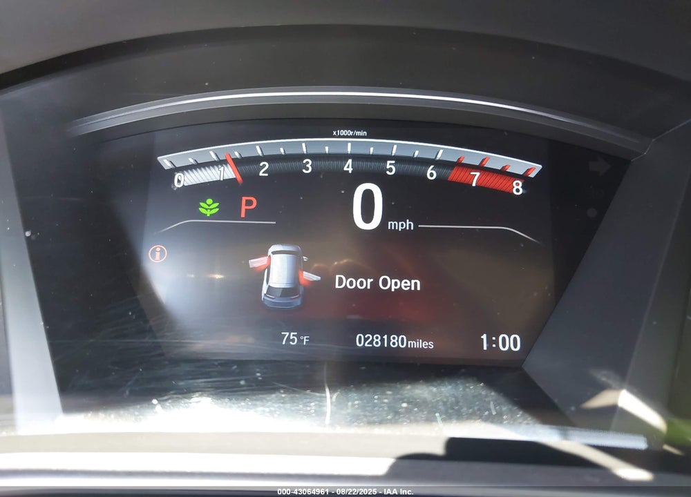 2019 HONDA CR-V TOURING VIN: 7FARW2H92KE039248