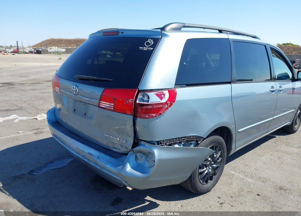 2004 TOYOTA SIENNA LE VIN: 5TDZA23C14S171493
