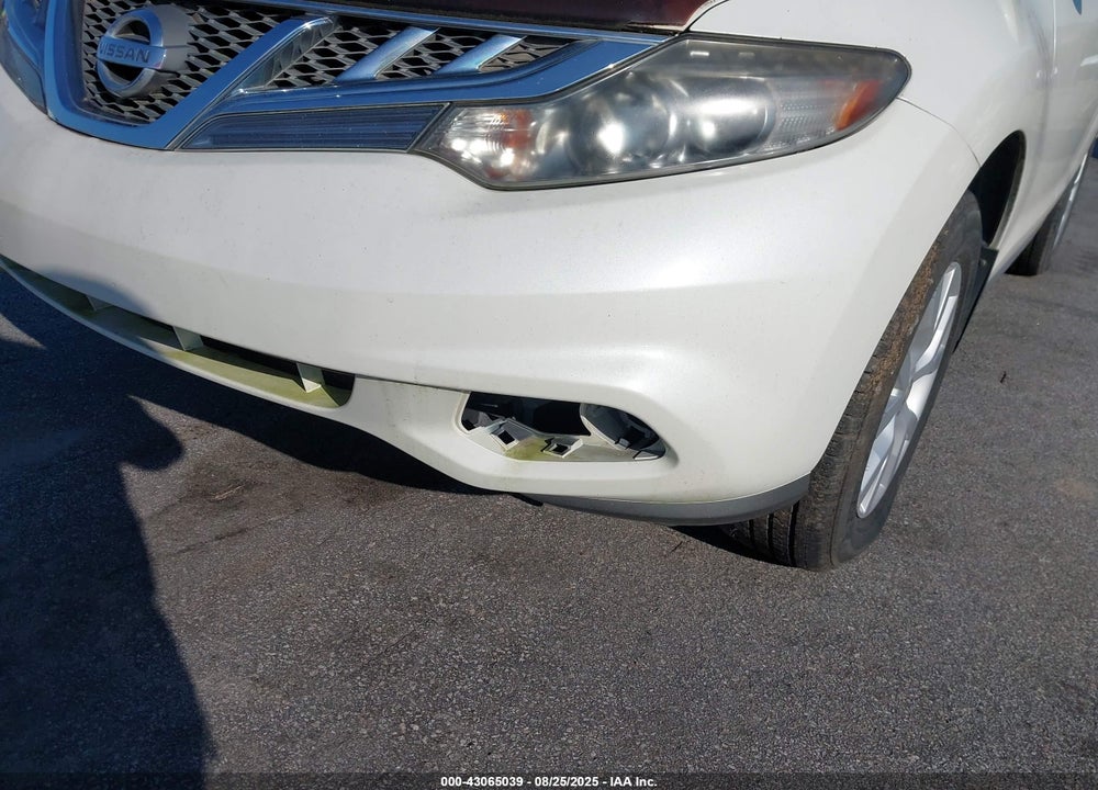 2012 NISSAN MURANO VIN: JN8AZ1MU0CW108573