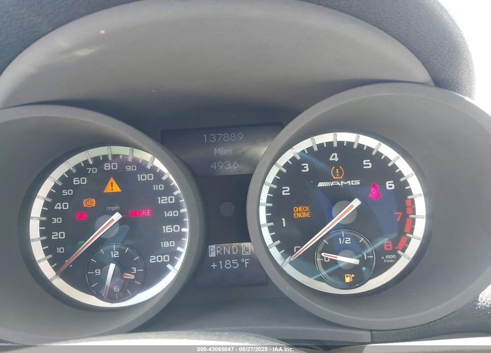 2009 MERCEDES-BENZ SLK-CLASS VIN: WDBWK73F39F192889