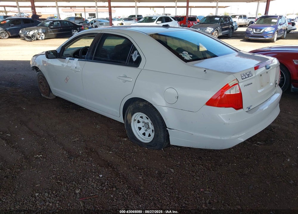 2012 FORD FUSION VIN: 3FAHP0GA7CR187177