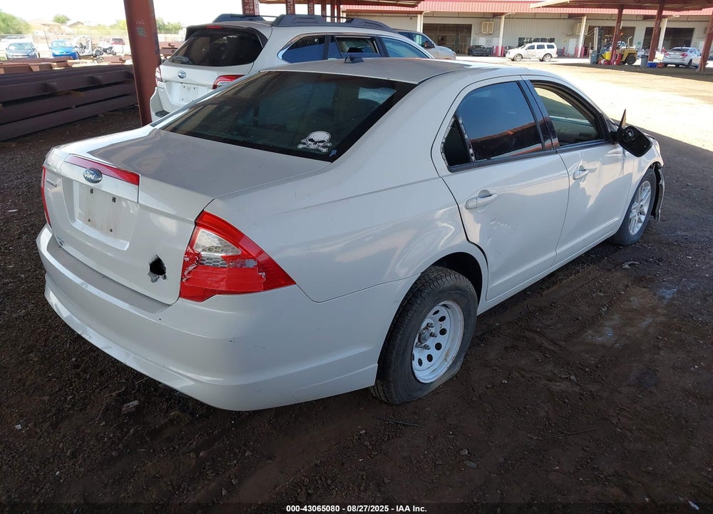 2012 FORD FUSION VIN: 3FAHP0GA7CR187177