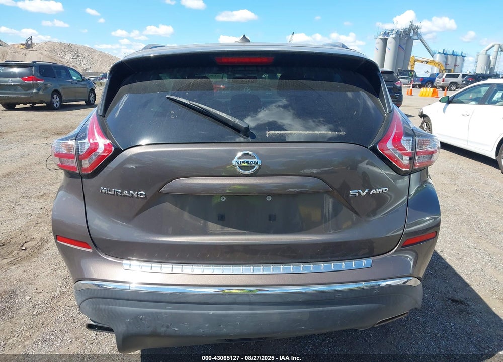 2015 NISSAN MURANO VIN: 5N1AZ2MH8FN209192