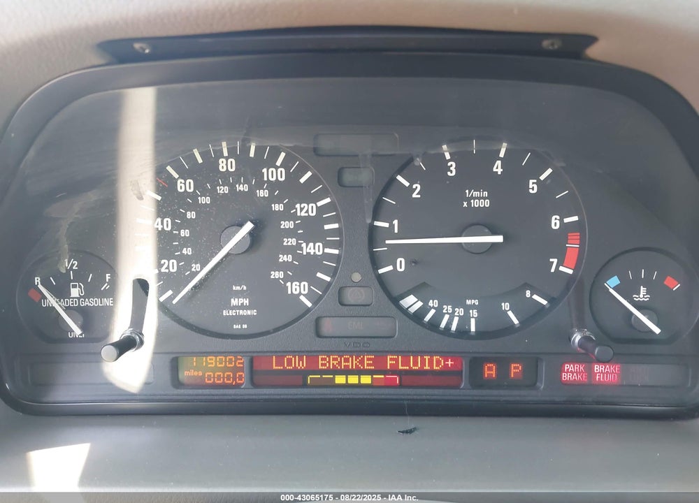 1995 BMW 540 I AUTOMATIC VIN: WBAHE632XSGF32256