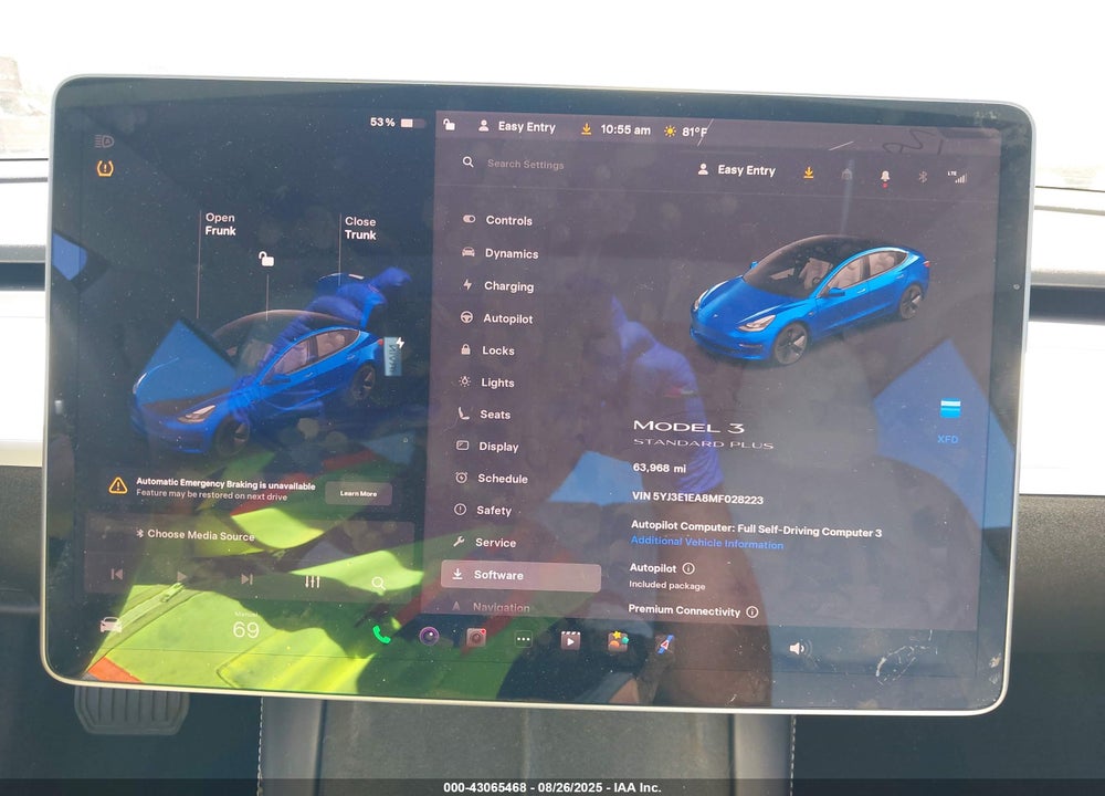 2021 TESLA MODEL 3 VIN: 5YJ3E1EA8MF028223