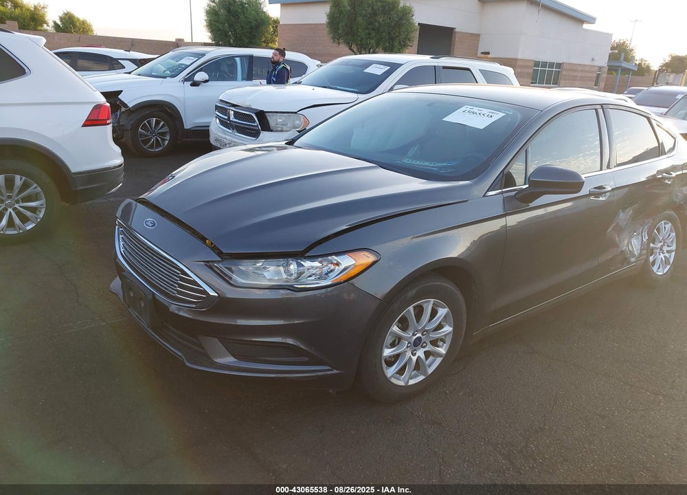 2017 FORD FUSION S VIN: 3FA6P0G73HR284718