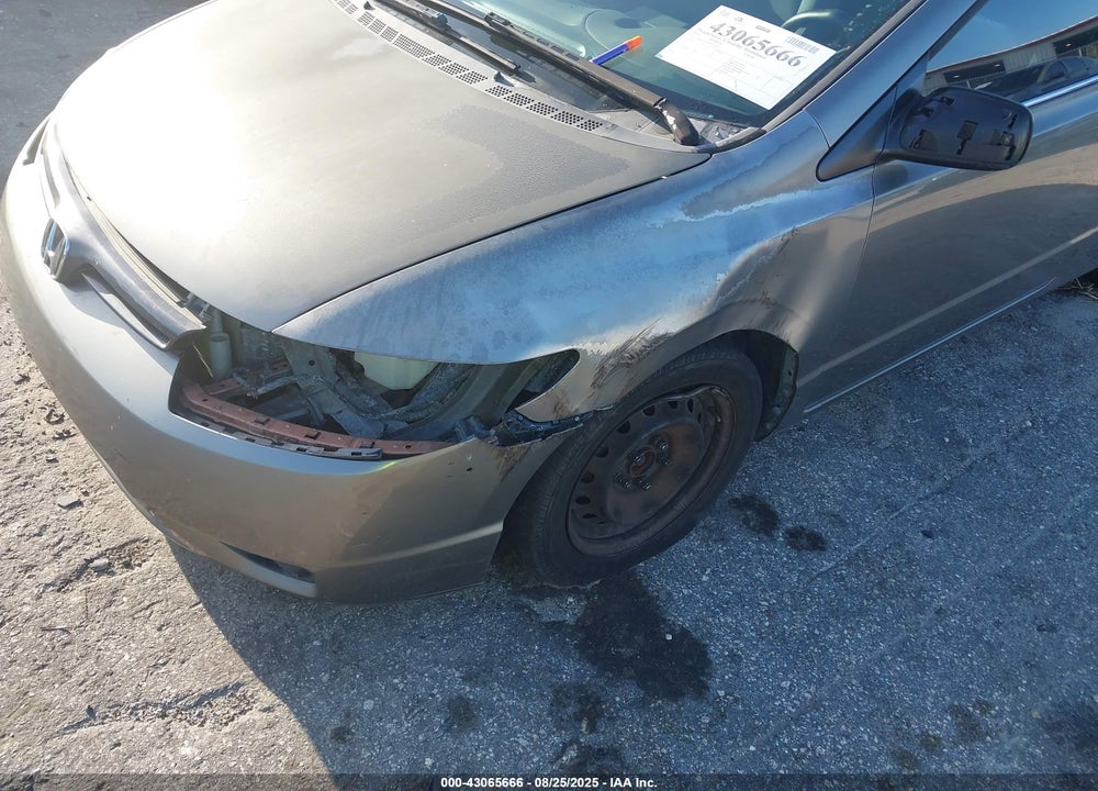 2006 HONDA CIVIC LX VIN: 2HGFG12606H516491