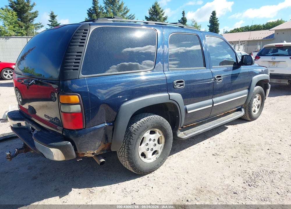 2004 CHEVROLET TAHOE LS VIN: 1GNEK13T34J139901