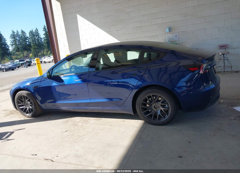 2025 TESLA MODEL 3 VIN: 5YJ3E1EB8SF928755