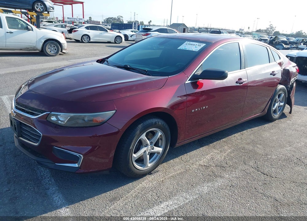 2016 CHEVROLET MALIBU VIN: 1G1ZB5STXGF291614