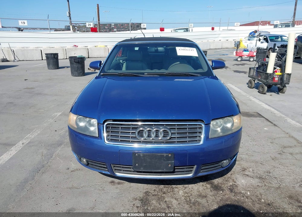 2004 AUDI A4 1.8T VIN: WAUAC48H94K011597