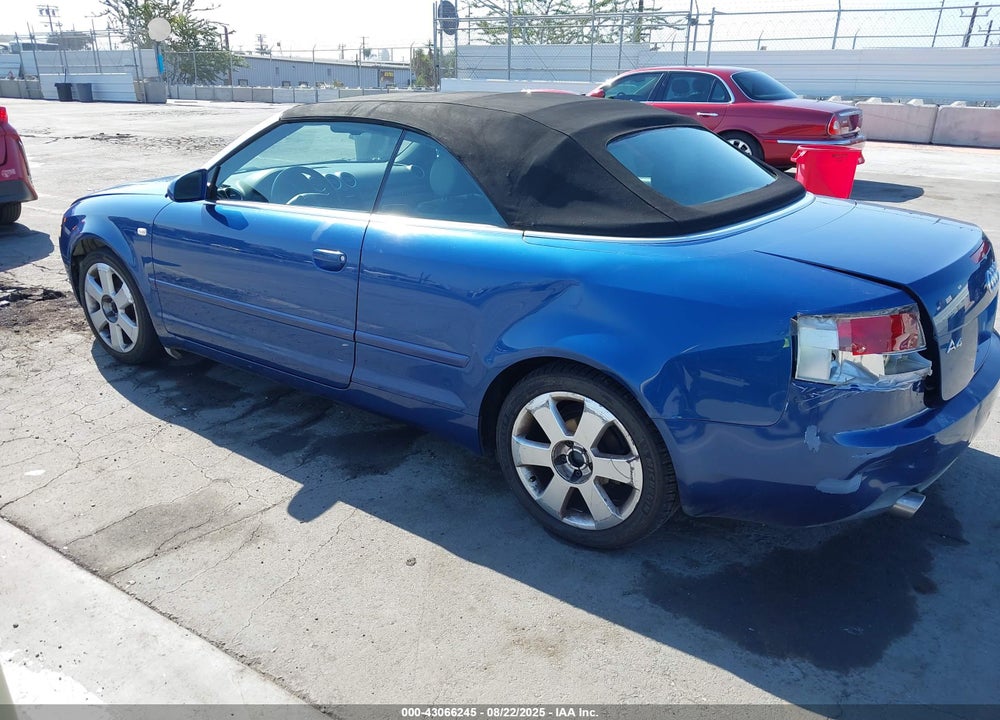 2004 AUDI A4 1.8T VIN: WAUAC48H94K011597