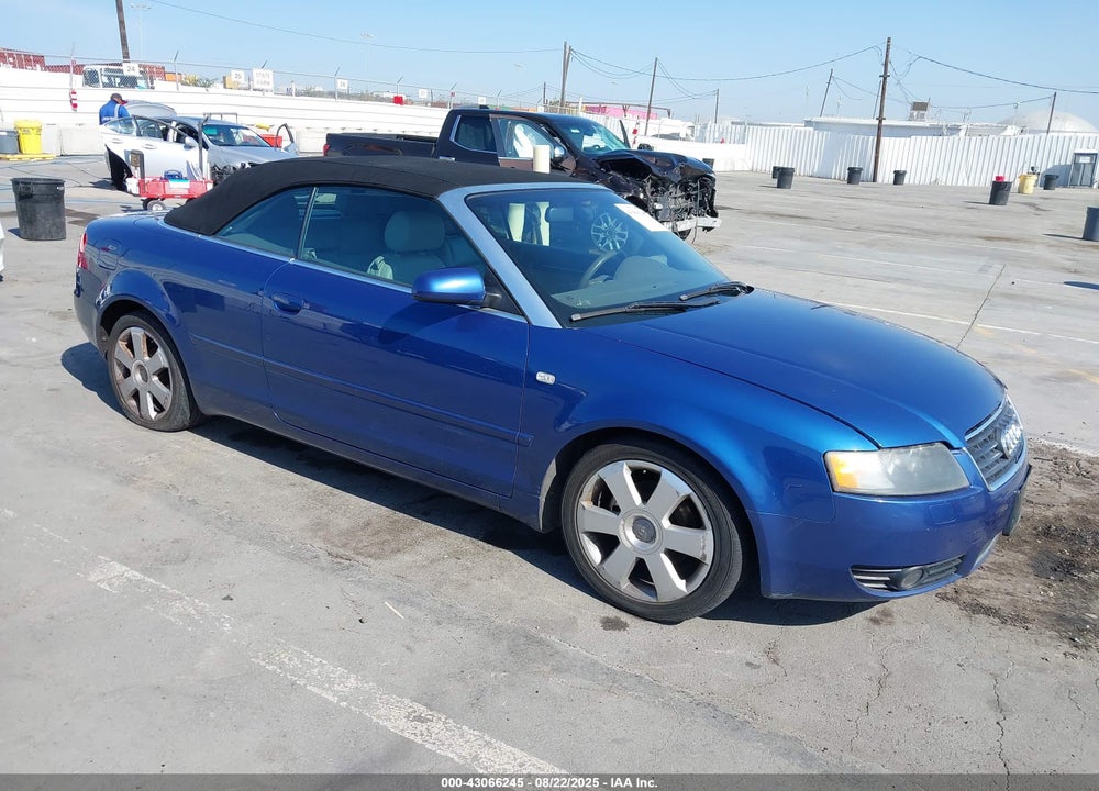 2004 AUDI A4 1.8T VIN: WAUAC48H94K011597
