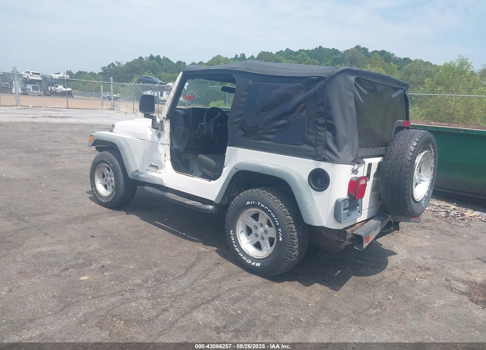 2006 JEEP WRANGLER SE VIN: 1J4FA29106P739166
