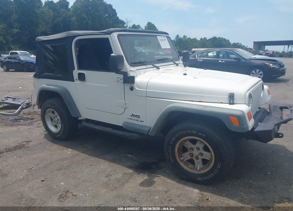 2006 JEEP WRANGLER SE VIN: 1J4FA29106P739166