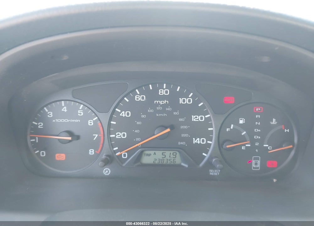 2001 HONDA ACCORD 2.3 LX VIN: 3HGCG66521G710420