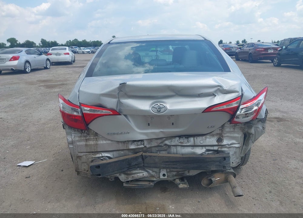 2016 TOYOTA COROLLA VIN: 5YFBURHE9GP418638