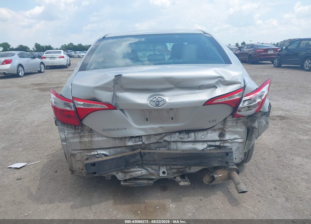 2016 TOYOTA COROLLA VIN: 5YFBURHE9GP418638