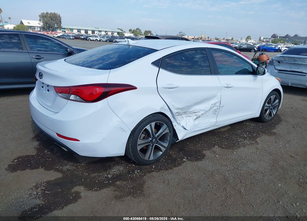 2015 HYUNDAI ELANTRA SPORT VIN: KMHDH4AH8FU345750