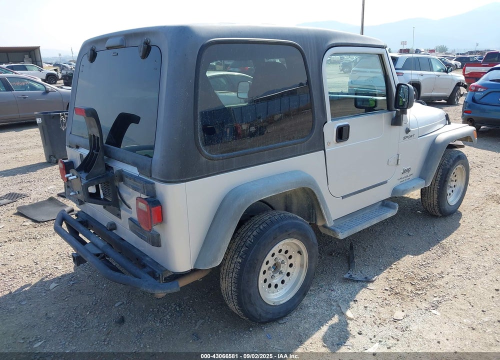 2004 JEEP WRANGLER SPORT VIN: 1J4FA49S04P753439
