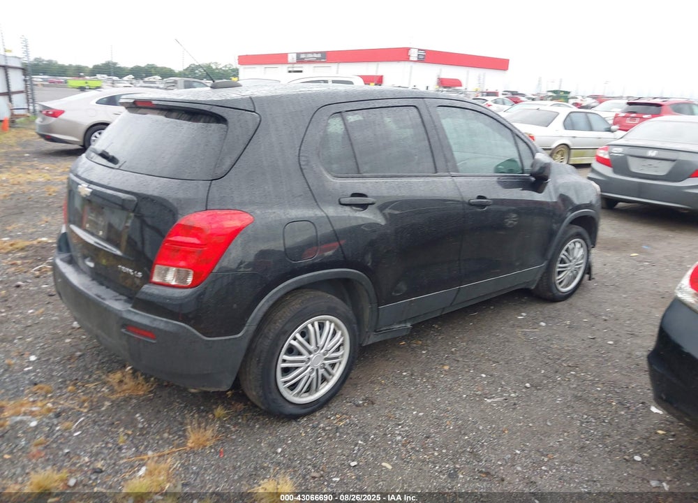 2016 CHEVROLET TRAX VIN: KL7CJKSB8GB705273