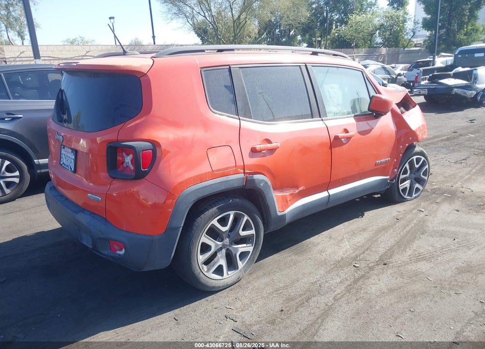 2015 JEEP RENEGADE LATITUDE VIN: ZACCJABT5FPC18204