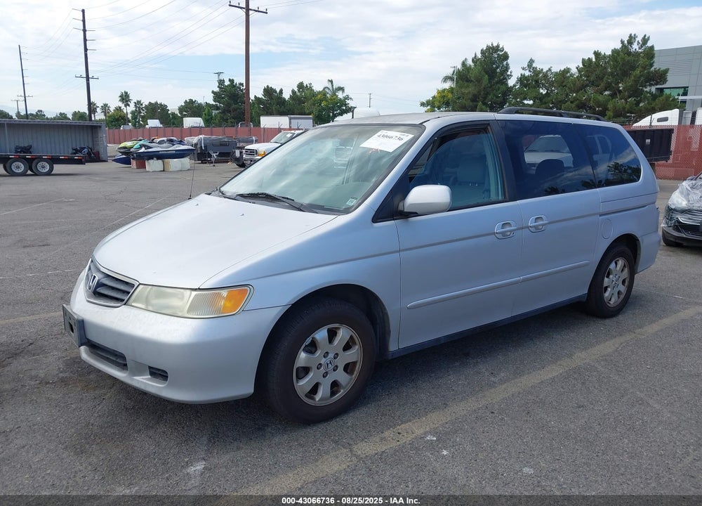 2002 HONDA ODYSSEY EX-L VIN: 2HKRL18982H586329