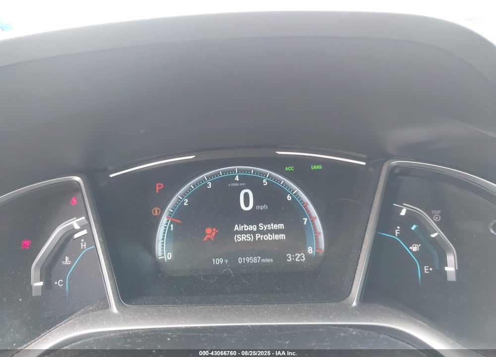2020 HONDA CIVIC VIN: 19XFC1F31LE014090