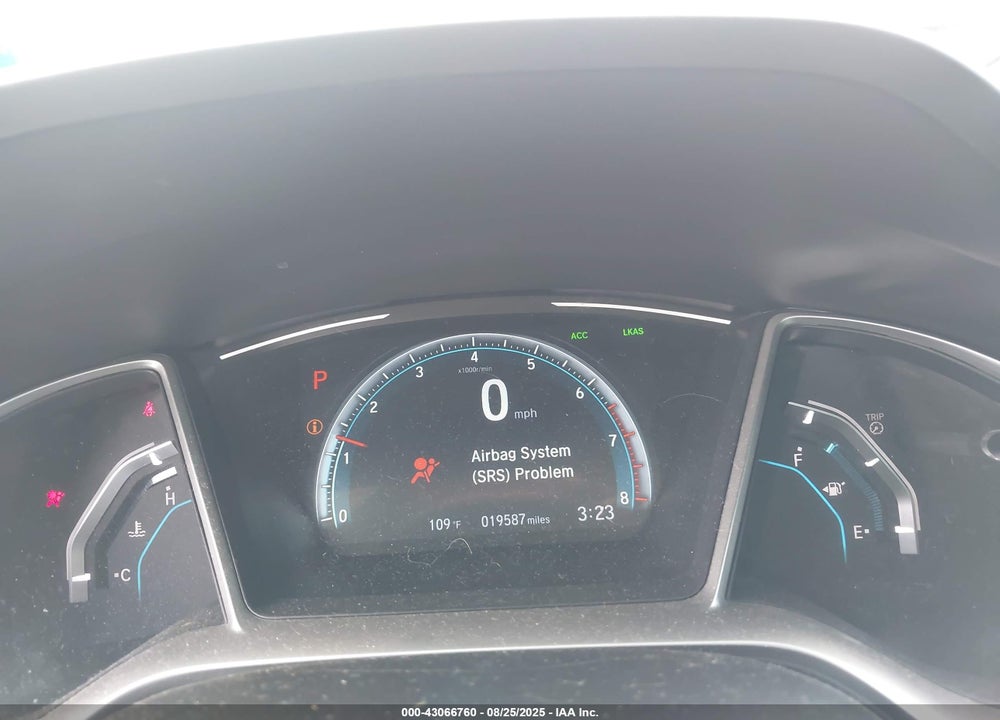 2020 HONDA CIVIC VIN: 19XFC1F31LE014090