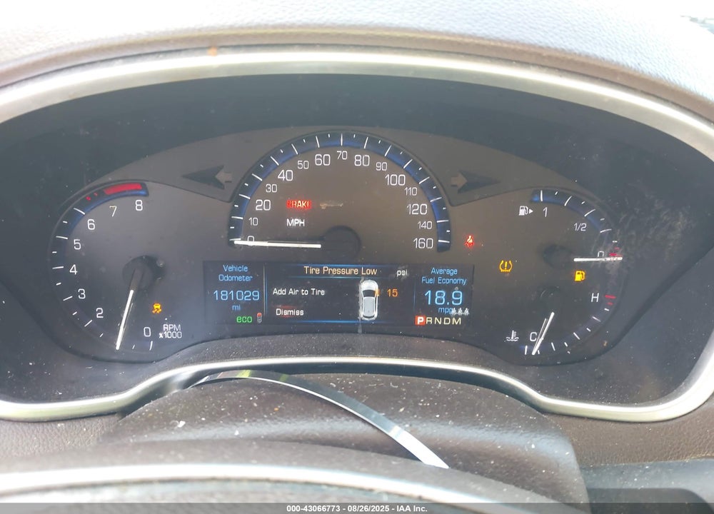 2015 CADILLAC SRX VIN: 3GYFNDE36FS557383