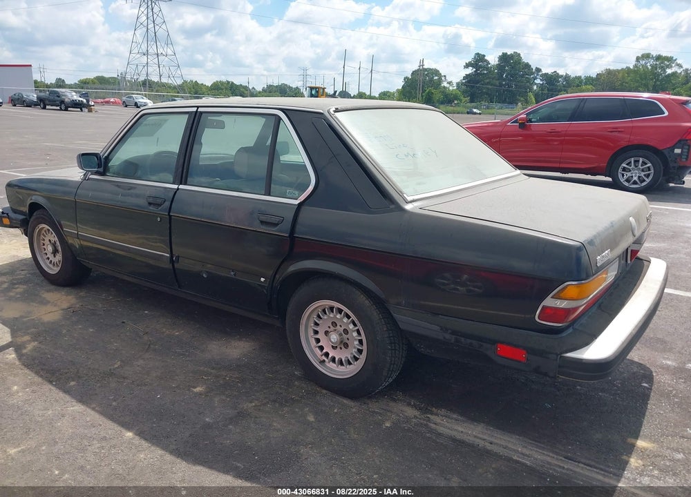 1988 BMW 528 E AUTOMATIC VIN: WBADK8302J9889299