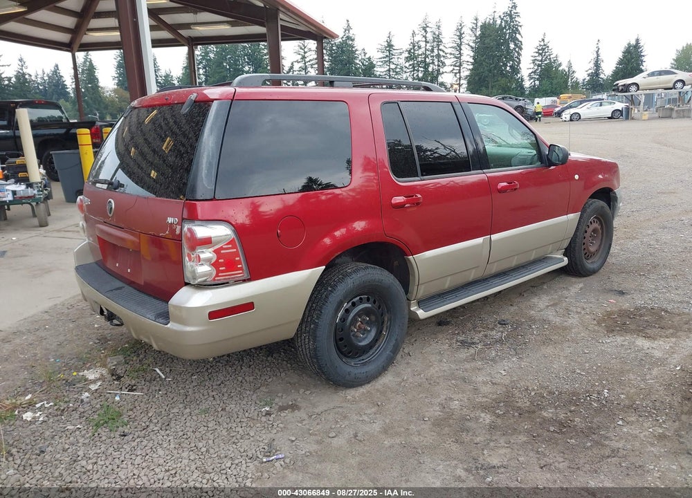 2004 MERCURY MOUNTAINEER VIN: 4M2ZU86E64ZJ34309