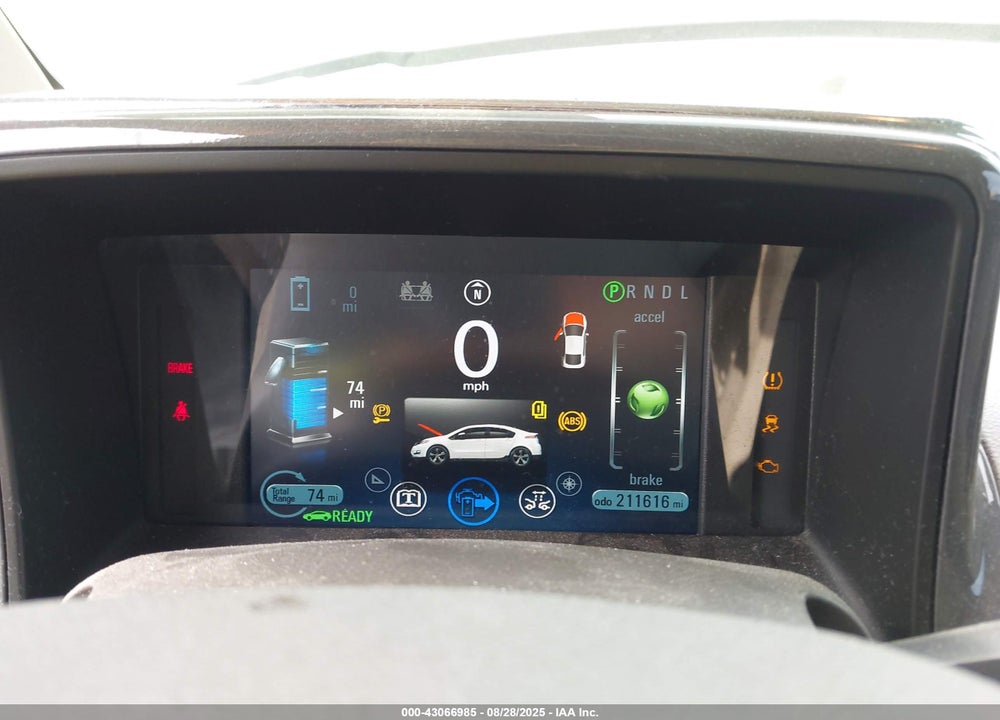 2013 CHEVROLET VOLT VIN: 1G1RH6E43DU134250