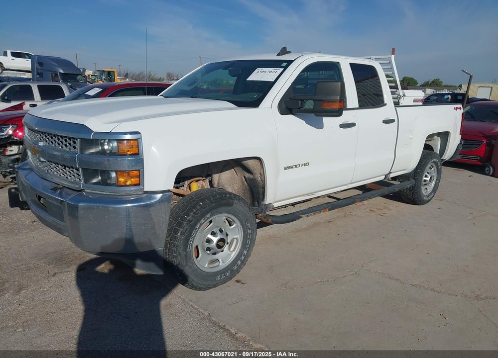 2019 CHEVROLET SILVERADO 2500HD VIN: 2GC2KREG2K1108656