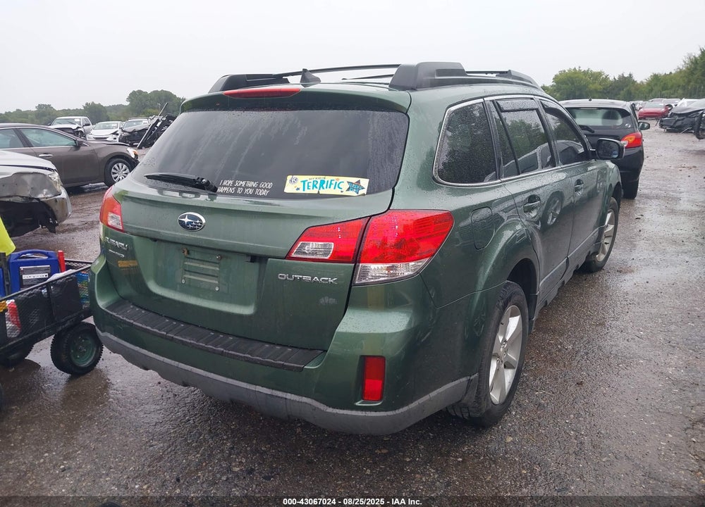 2014 SUBARU OUTBACK VIN: 4S4BRCMC6E3323801