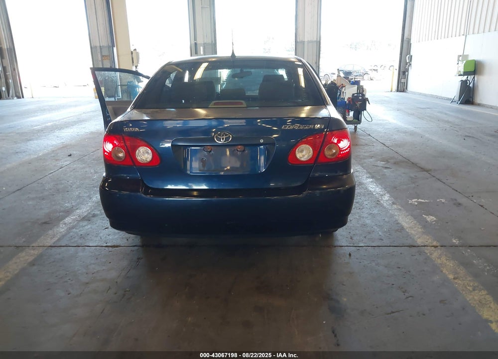 2006 TOYOTA COROLLA LE VIN: JTDBR32E860087258