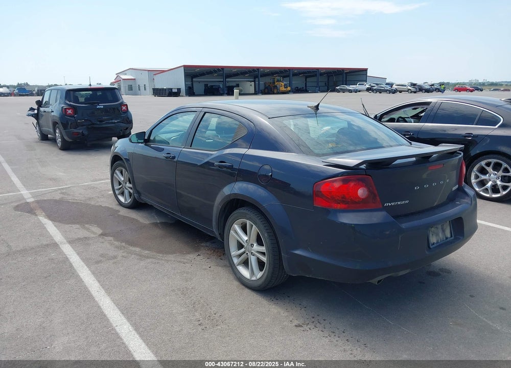 2011 DODGE AVENGER VIN: 1B3BD1FG0BN601598
