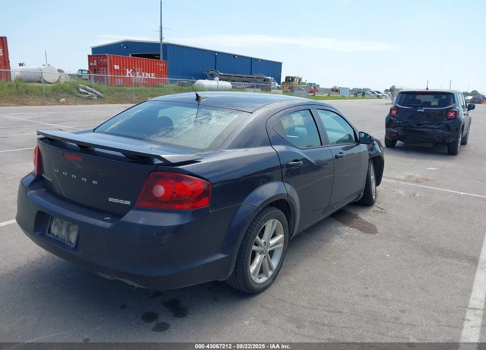 2011 DODGE AVENGER VIN: 1B3BD1FG0BN601598