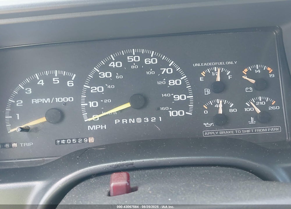 1998 CHEVROLET TAHOE LS VIN: 1GNEK13R4WR110917