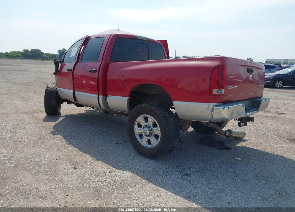 2005 DODGE RAM 2500 SLT/LARAMIE VIN: 3D7KS28C55G774542