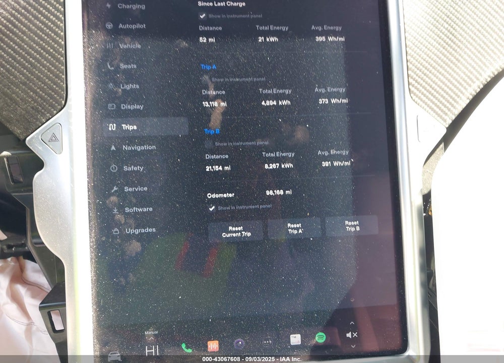 2016 TESLA MODEL X 75D/P100D/P90D VIN: 5YJXCBE46GF018172