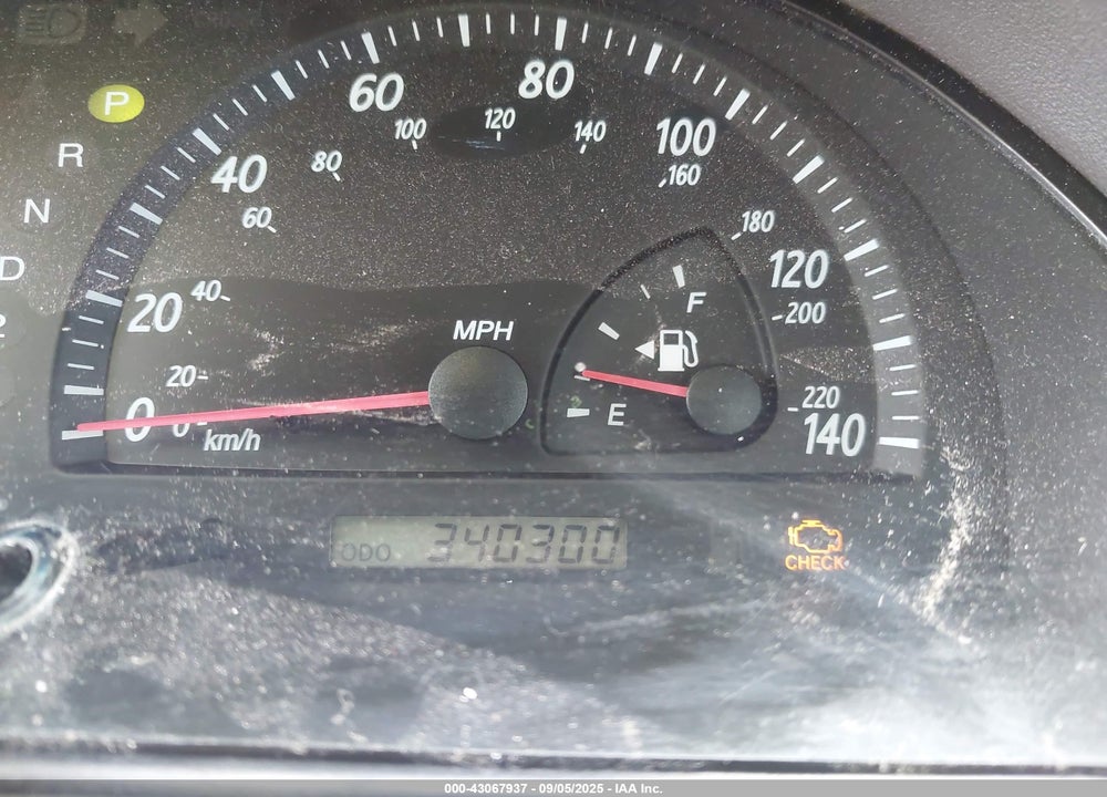 2004 TOYOTA CAMRY LE VIN: 4T1BE32K44U836009