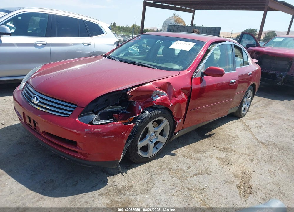 2003 INFINITI G35 LUXURY LEATHER VIN: JNKCV51E33M023743