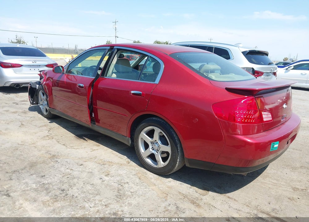 2003 INFINITI G35 LUXURY LEATHER VIN: JNKCV51E33M023743