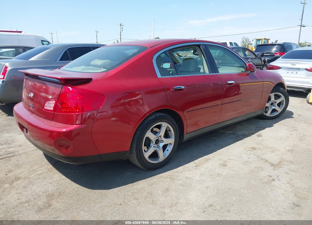 2003 INFINITI G35 LUXURY LEATHER VIN: JNKCV51E33M023743