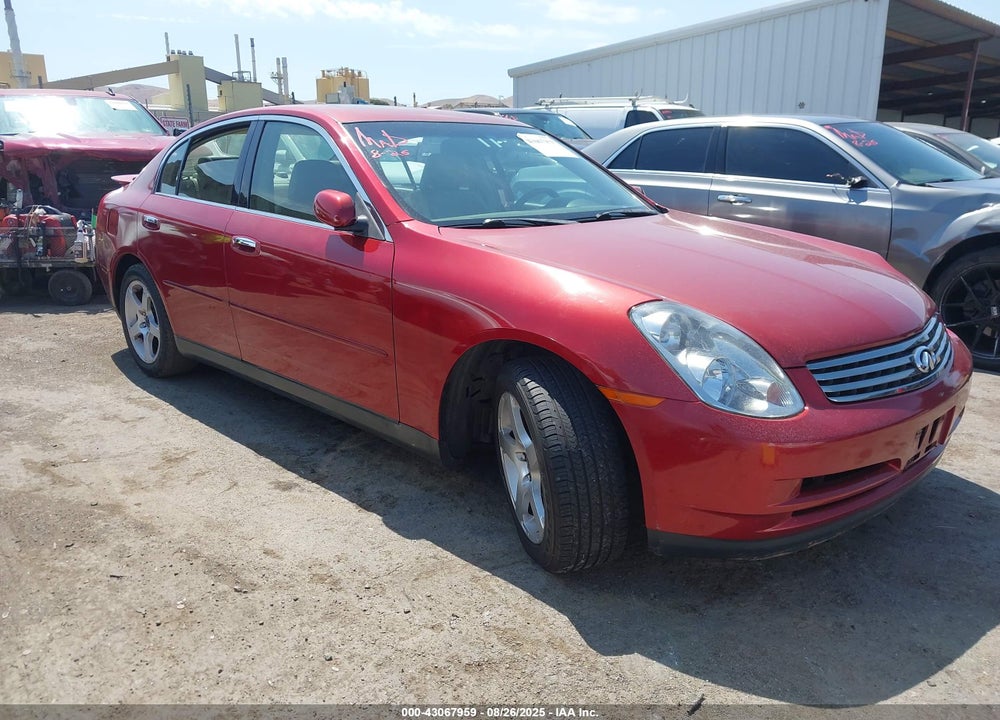 2003 INFINITI G35 LUXURY LEATHER VIN: JNKCV51E33M023743