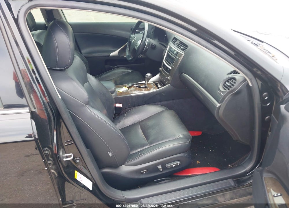 2012 LEXUS IS 250 VIN: JTHBF5C20C5169250