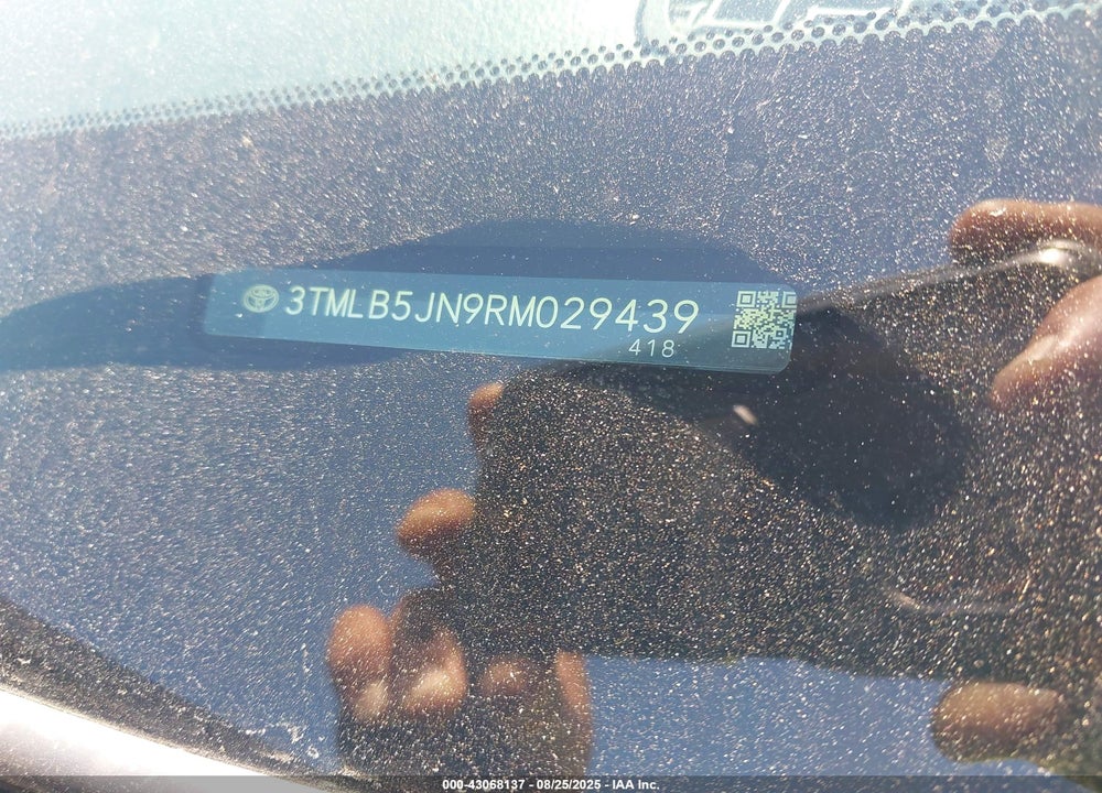 2024 TOYOTA TACOMA VIN: 3TMLB5JN9RM029439