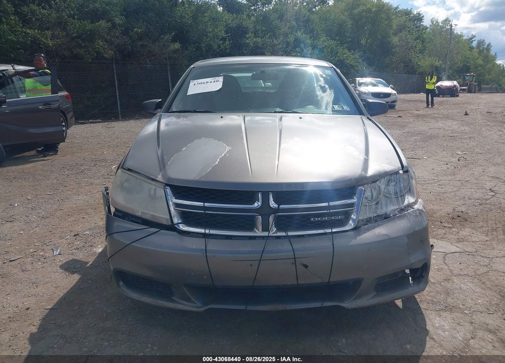 2012 DODGE AVENGER VIN: 1C3CDZAB0CN111584